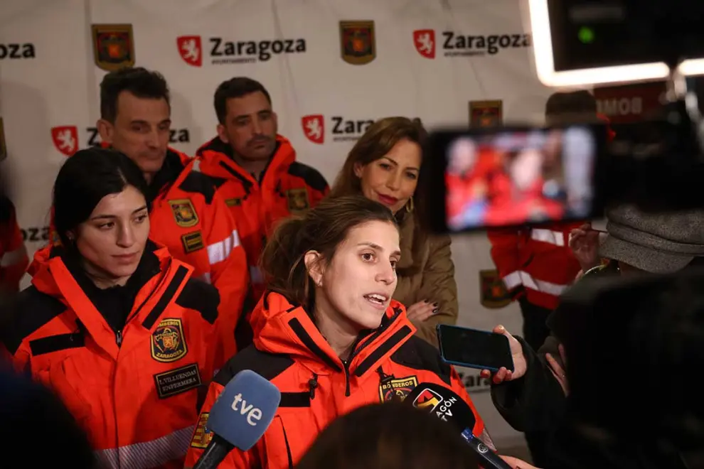 Los bomberos desplazados a Turquía regresan a Zaragoza.
