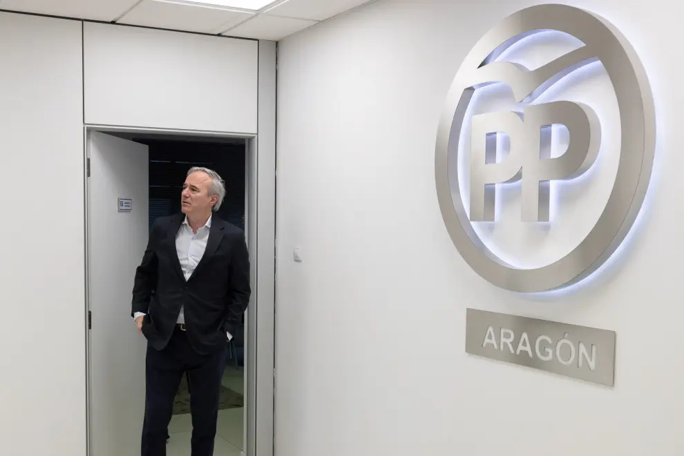 Comité ejecutivo regional del PP-Aragón con la presencia de Jorge Azcón