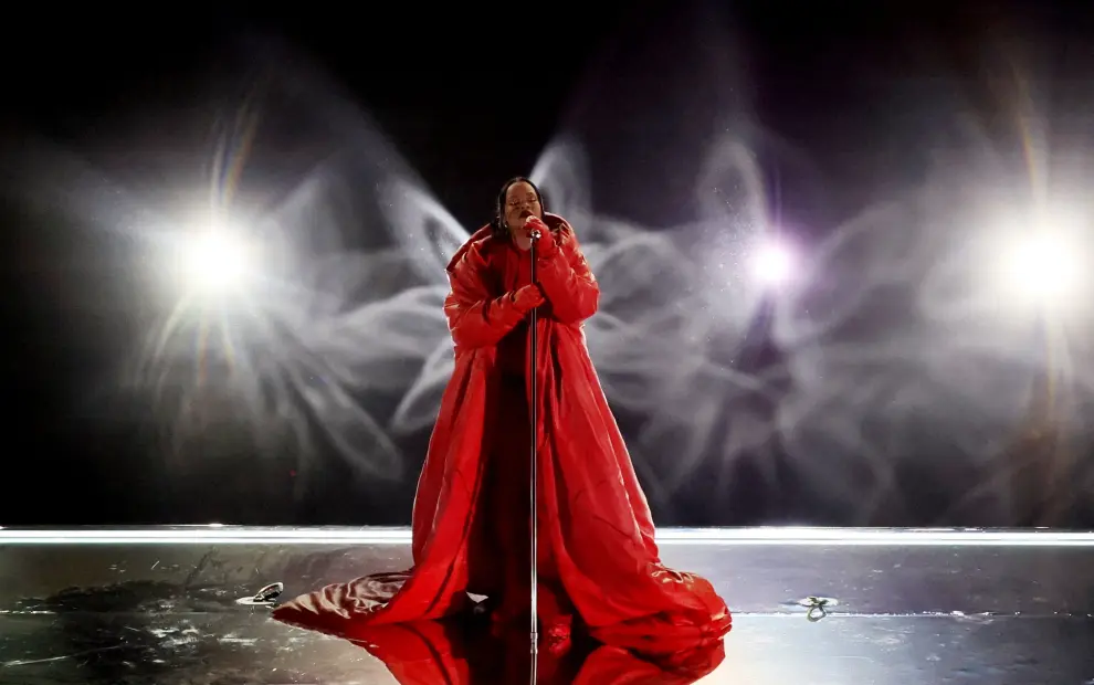 Espectáculo de Rihanna en el descanso de la Super Bowl
