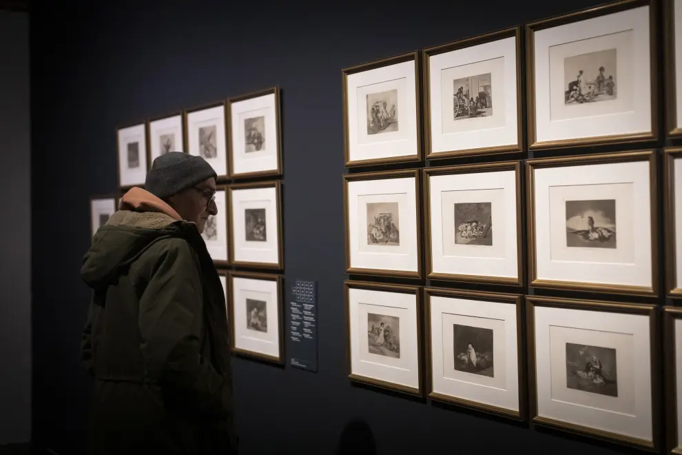 Foto de la exposición 'Mundos. Goya y Fabelo', en Fundación Ibercaja de Madrid