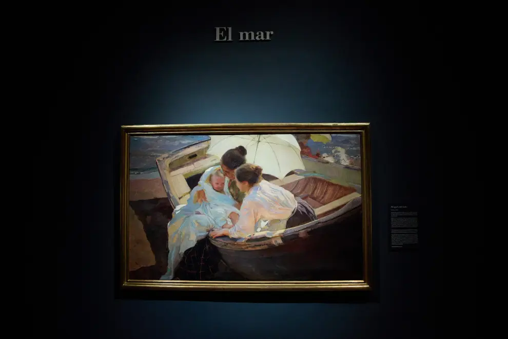 Exposición 'Sorolla a través de la luz' que acoge el Palacio Real de Madrid.