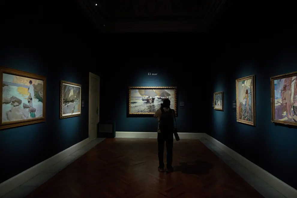 Exposición 'Sorolla a través de la luz' que acoge el Palacio Real de Madrid.