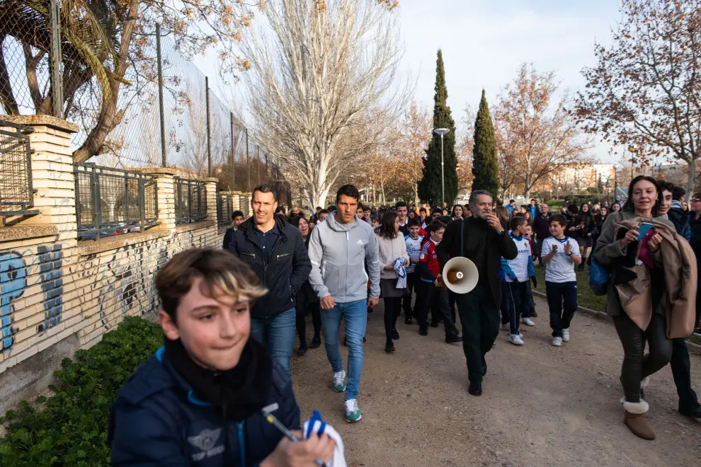 Familias y docentes del colegio Sagrado Corazón de Jesús de Zaragoza reclaman mantener sus cuatro vías el próximo curso.
