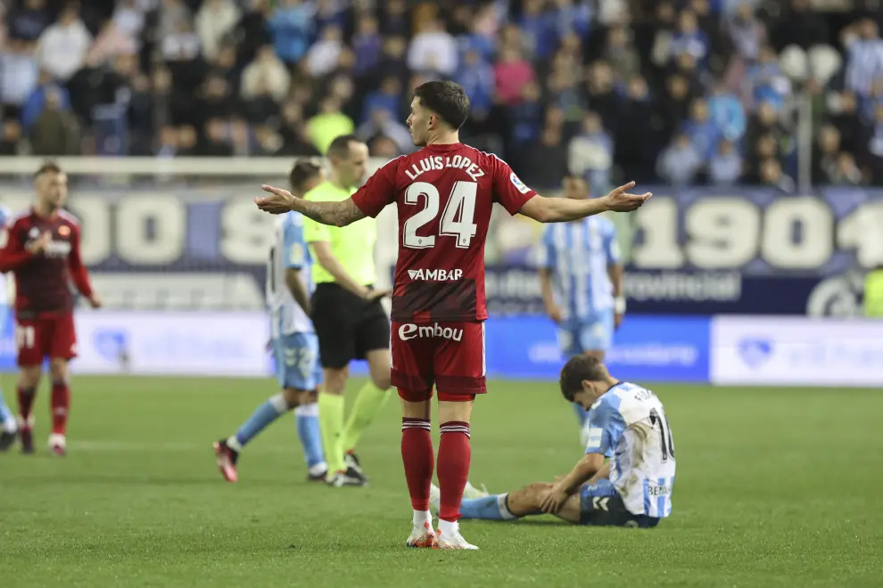 Foto del partido Málaga-Real Zaragoza, jornada 28 de Segunda División