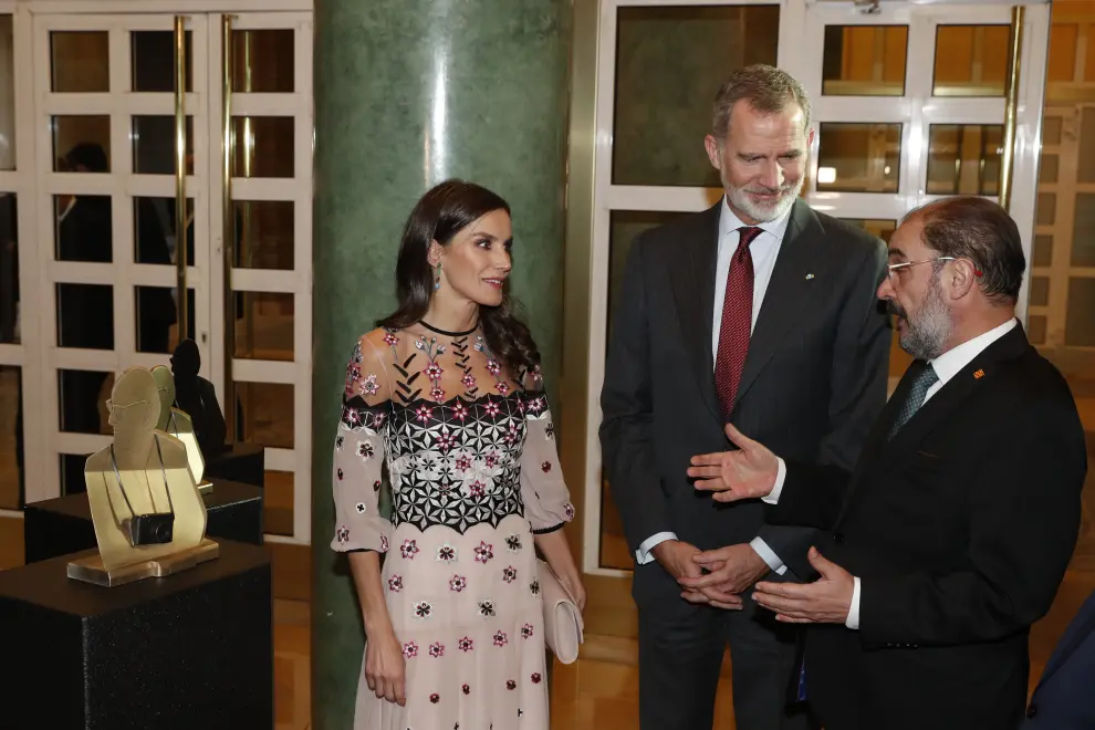 Los Reyes presiden en Zaragoza la entrega de los Premios Nacionales de Cultura de 2021