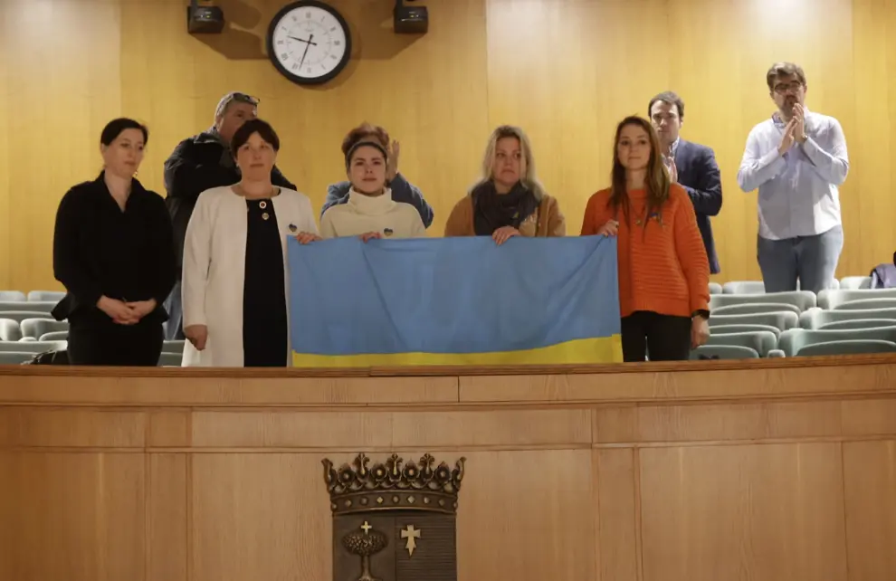 Un año de la Guerra en Ucrania: Homenaje en las Cortes de Aragón al pueblo ucraniano