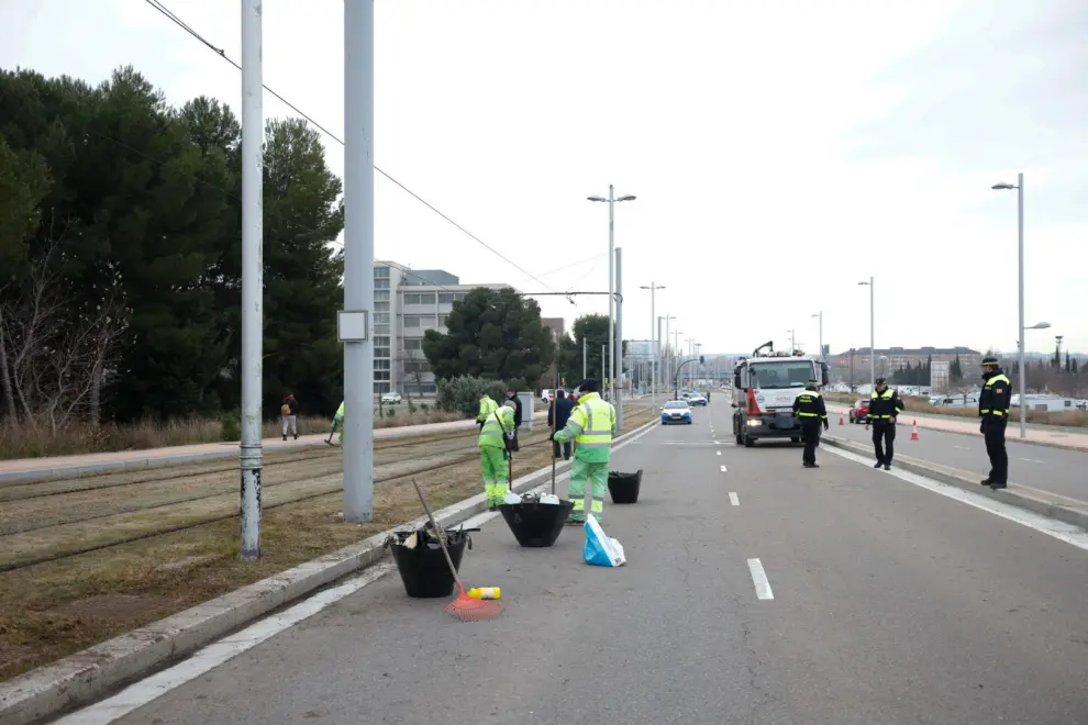 Segunda víctima mortal de tráfico del año en Zaragoza
