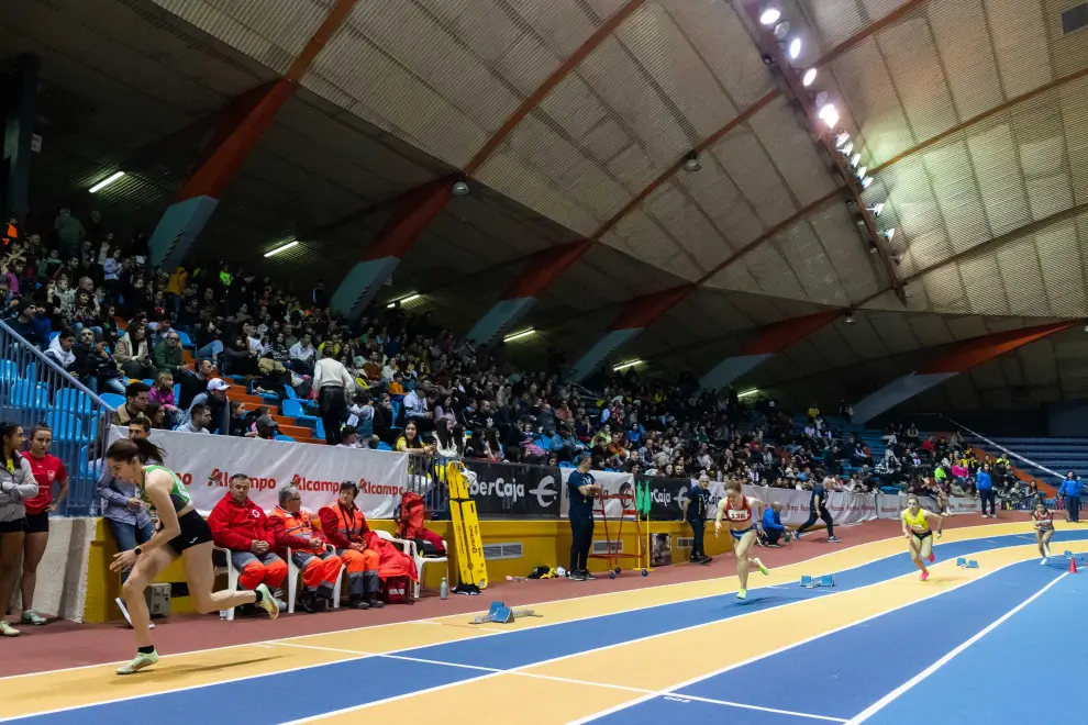 Gran Premio Ibercaja-Ciudad de Zaragoza 2023 de atletismo en el Palacio de Deportes