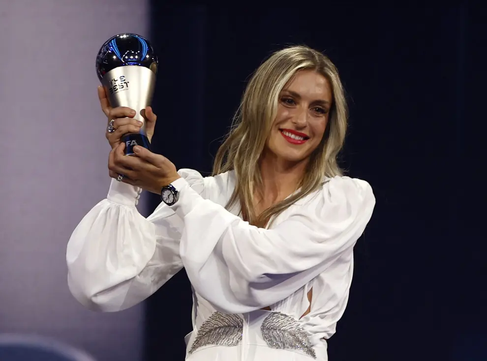 La española Alexia Putellas conquista su segundo 'The Best' consecutivo.