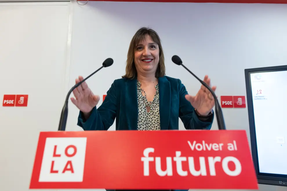 Presentación de la candidatura de Lola Ranera a la alcaldía de Zaragoza