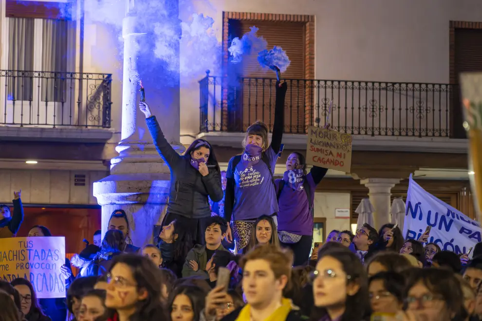 Fotos de la manifestación del 8M en Teruel