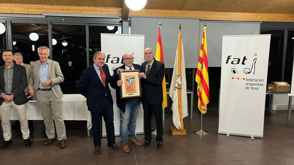 Imágenes de la entrega de premios de la Federación Aragonesa de Tenis.