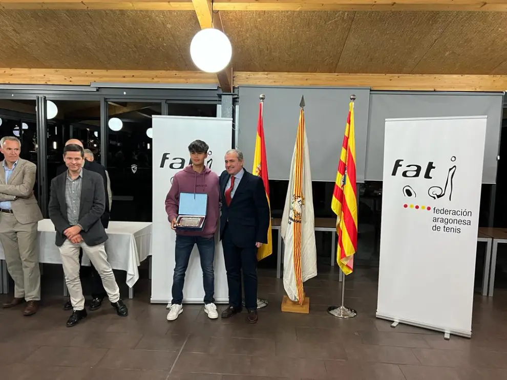 Imágenes de la entrega de premios de la Federación Aragonesa de Tenis.