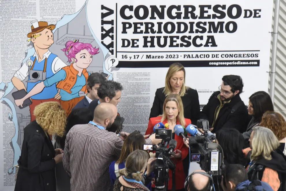 Imágenes de la Jornada inaugural del XXIV Congreso de Periodismo de Huesca.