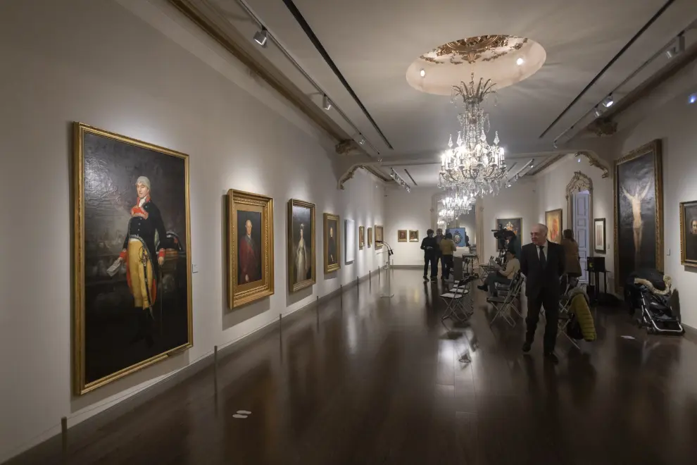 El interior del Museo Goya de Ibercaja