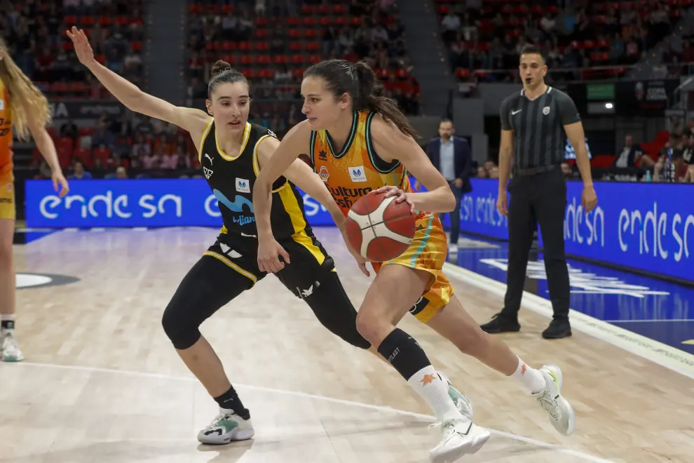 Copa de la Reina de baloncesto en Zaragoza: partido de cuartos de final Valencia Basket-Movistar Estudiantes