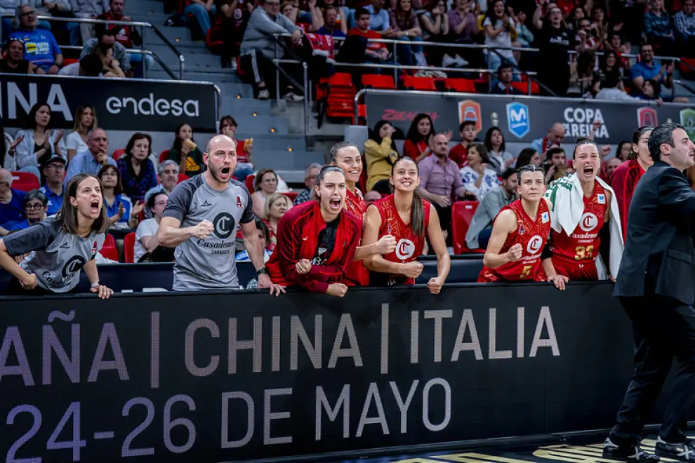Copa de la Reina de baloncesto: partido de cuartos de final Casademont Zaragoza-Kutxabank Araski