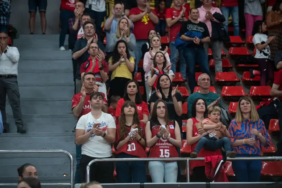Copa de la Reina de baloncesto, partido de cuartos de final Casademont Zaragoza-Kutxabank Araski: homenaje a Pilar Valero