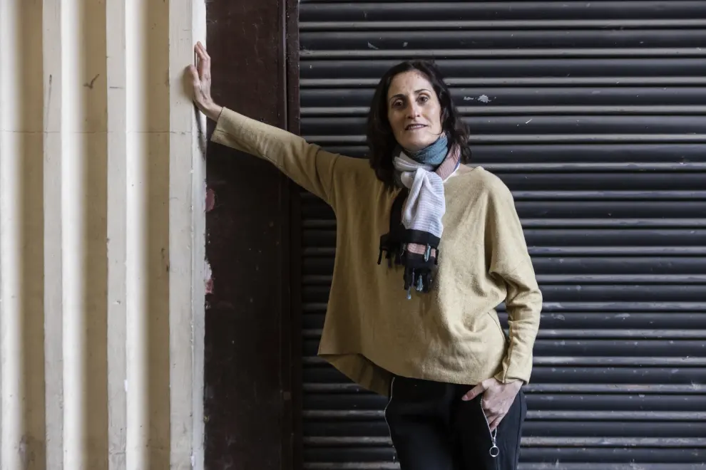 Retrato de la actriz aragonesa Laura Gómez-Lacueva en Zaragoza