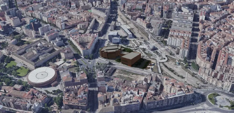 Proyecto de la nueva sucursal del Wizink Center madrileño en Zaragoza.