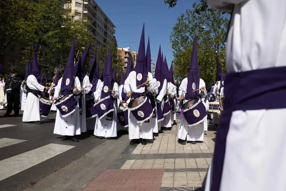 Procesión de la Verónica el Jueves Santo en Zaragoza