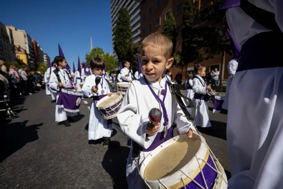 Procesión de la Verónica el Jueves Santo en Zaragoza