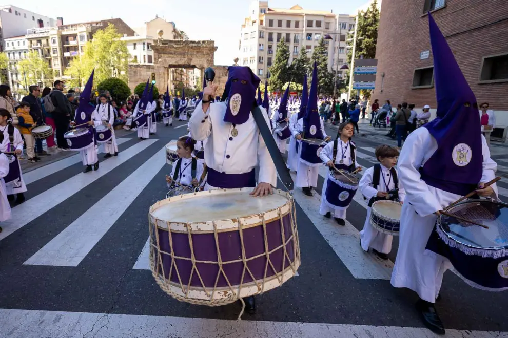 Procesión de la Verónica el Jueves Santo en Zaragoza