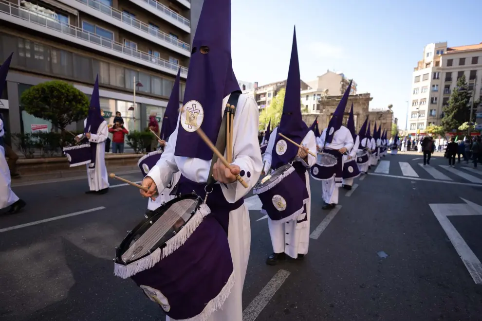 Procesión de la Verónica el Jueves Santo en Zaragoza