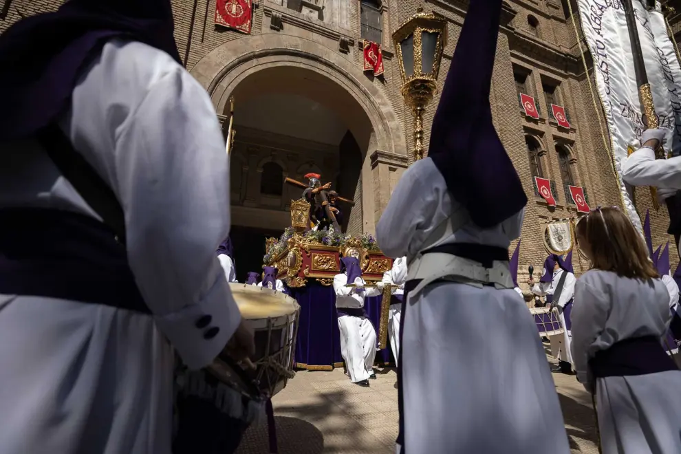 Procesión de la Verónica el Jueves Santo en Zaragoza