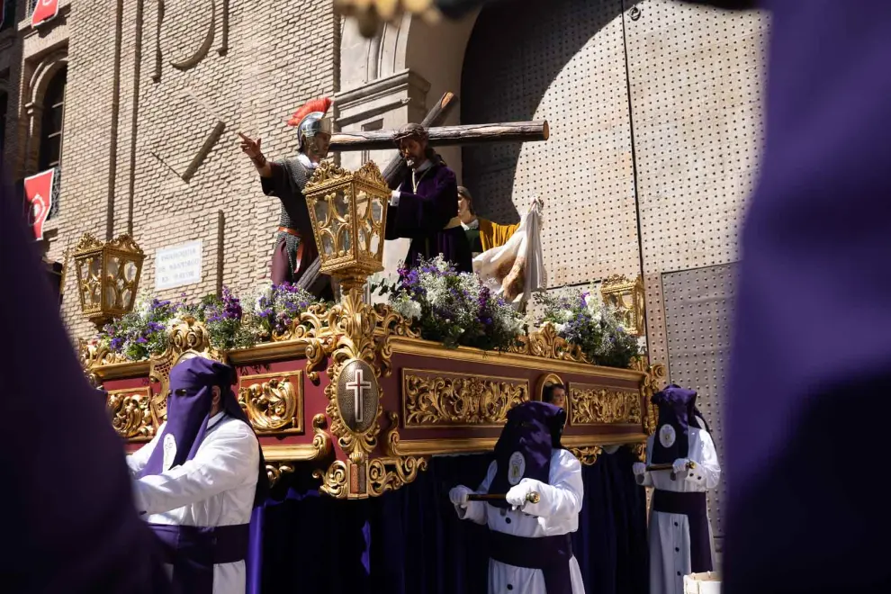 Procesión de la Verónica el Jueves Santo en Zaragoza