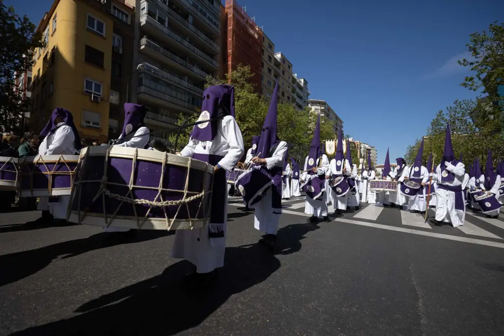 Procesión de la Verónica el Jueves Santo en Zaragoza