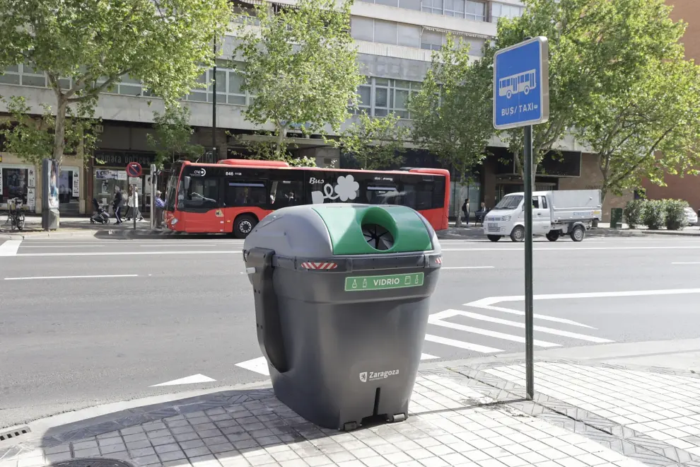Nuevos contenedores de residuos de Zaragoza