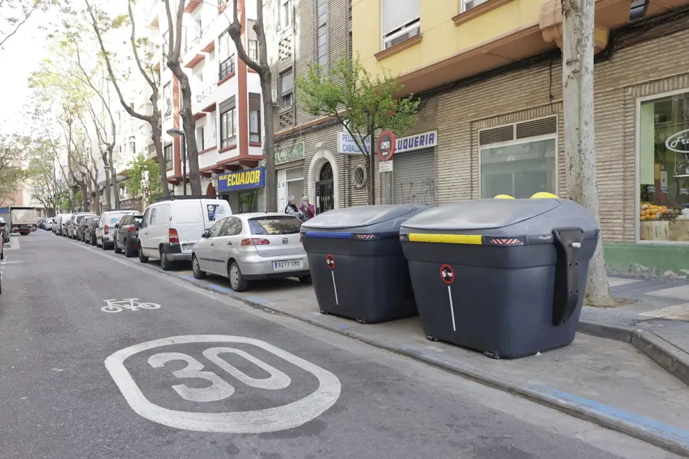 Nuevos contenedores de residuos de Zaragoza