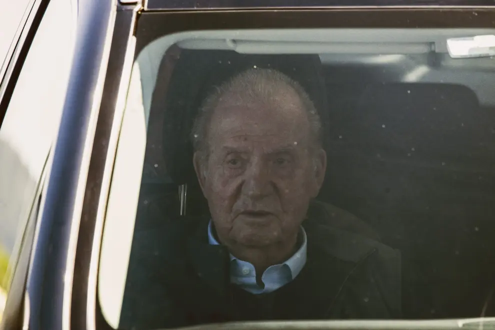 Imágenes de la llegada de Juan Carlos I a Vigo