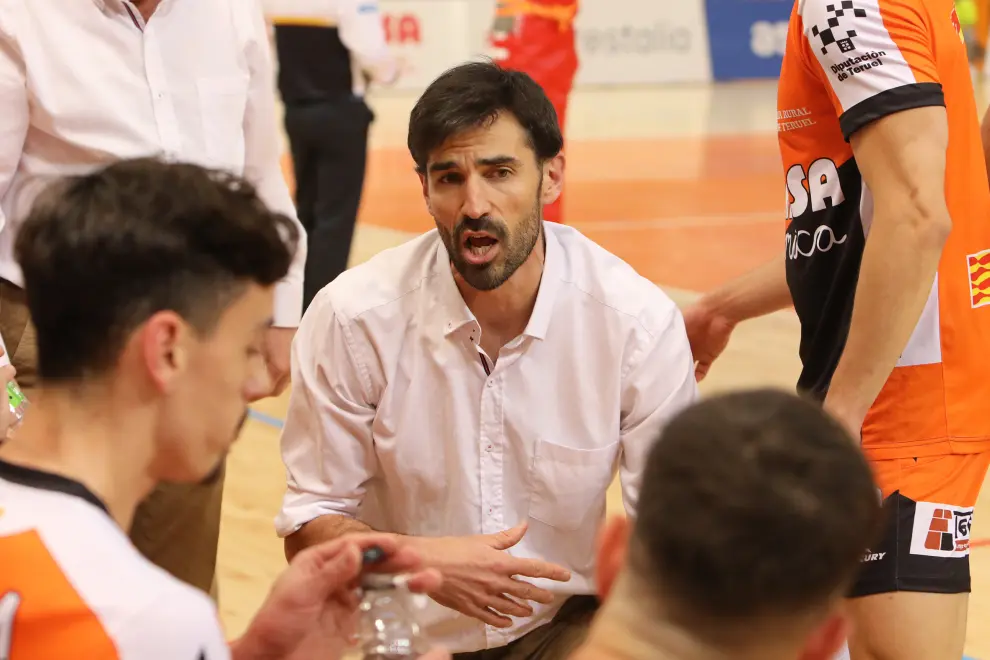 Pamesa Teruel Voleibol-Río Duero Soria, primer partido de semifinales del 'play off' al título de la Superliga