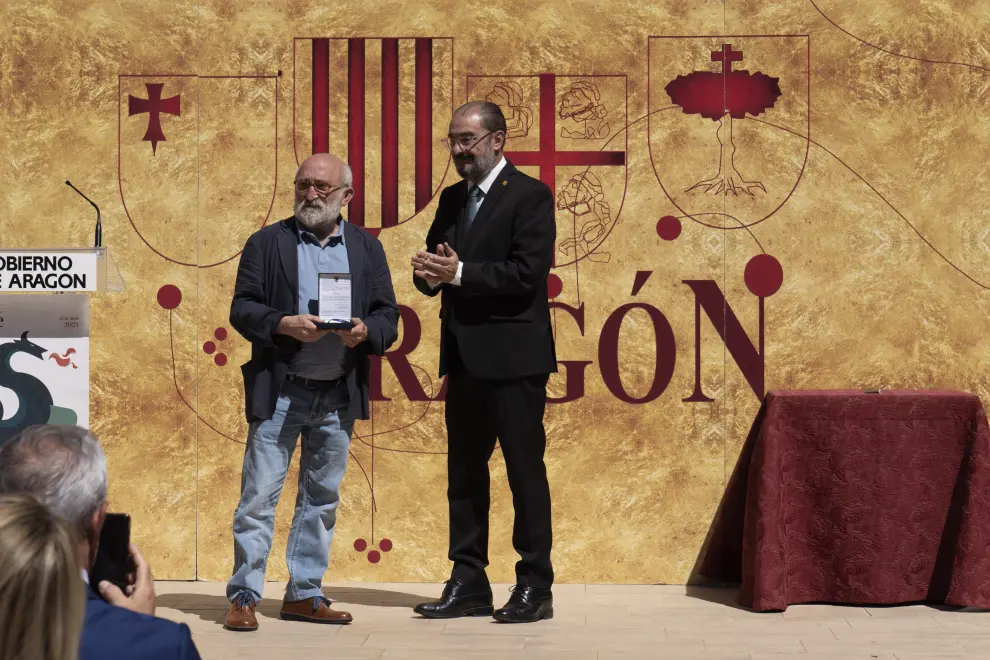 Acto institucional del Gobierno de Aragon por el dia de San Jorge en Teruel. Foto Antonio Garcia_bykofoto. 20_04_23[[[FOTOGRAFOS]]]