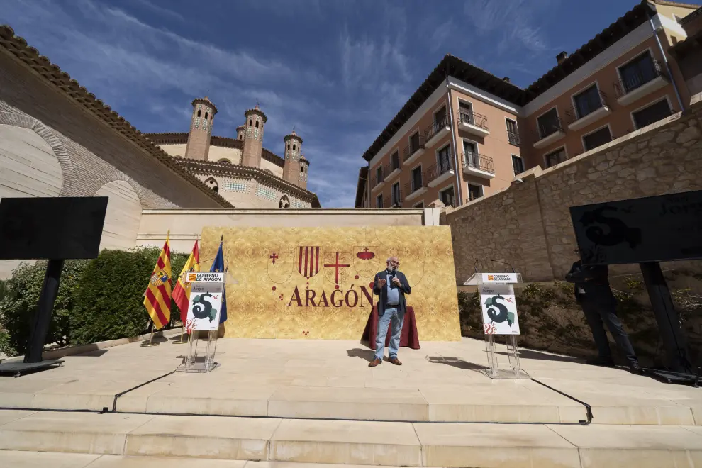 Acto institucional del Gobierno de Aragon por el dia de San Jorge en Teruel. Foto Antonio Garcia_bykofoto_3. 20_04_23[[[FOTOGRAFOS]]]