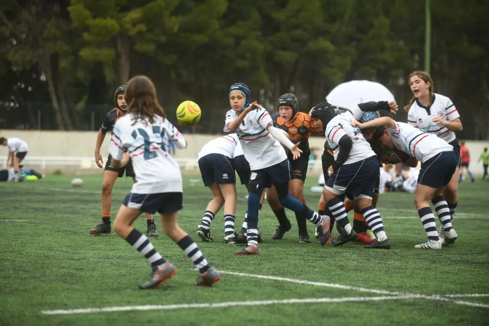 Foto del VI Torneo Internacional Cesaraugusta de rugby, organizado por el Fénix RC, en Zaragoza
