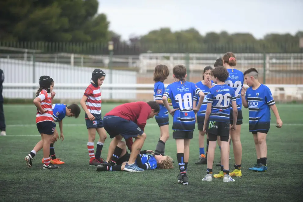 Foto del VI Torneo Internacional Cesaraugusta de rugby, organizado por el Fénix RC, en Zaragoza