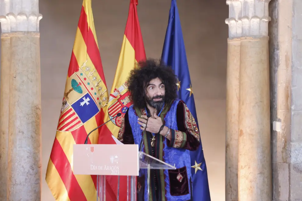 Día de Aragón 2023 en el acto en la Aljafería.