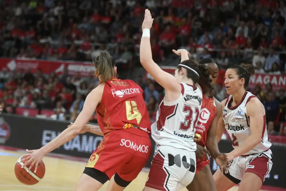 Casademont Zaragoza-Lointek Gernika, vuelta de los cuartos de final del 'play off' de la Liga Femenina Endesa