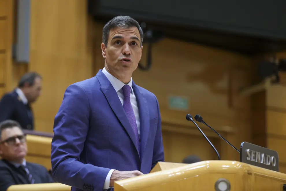 Pleno del Senado, en el que han debatido Pedro Sánchez y Alberto Núñez Feijóo