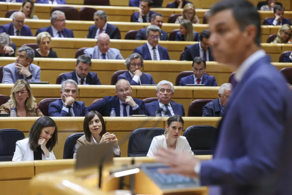 Pleno del Senado, en el que han debatido Pedro Sánchez y Alberto Núñez Feijóo