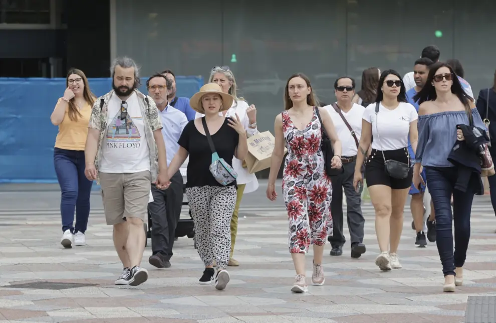 Calor sofocante en Zaragoza