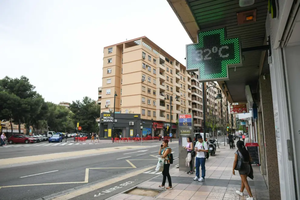 Calor sofocante en Zaragoza