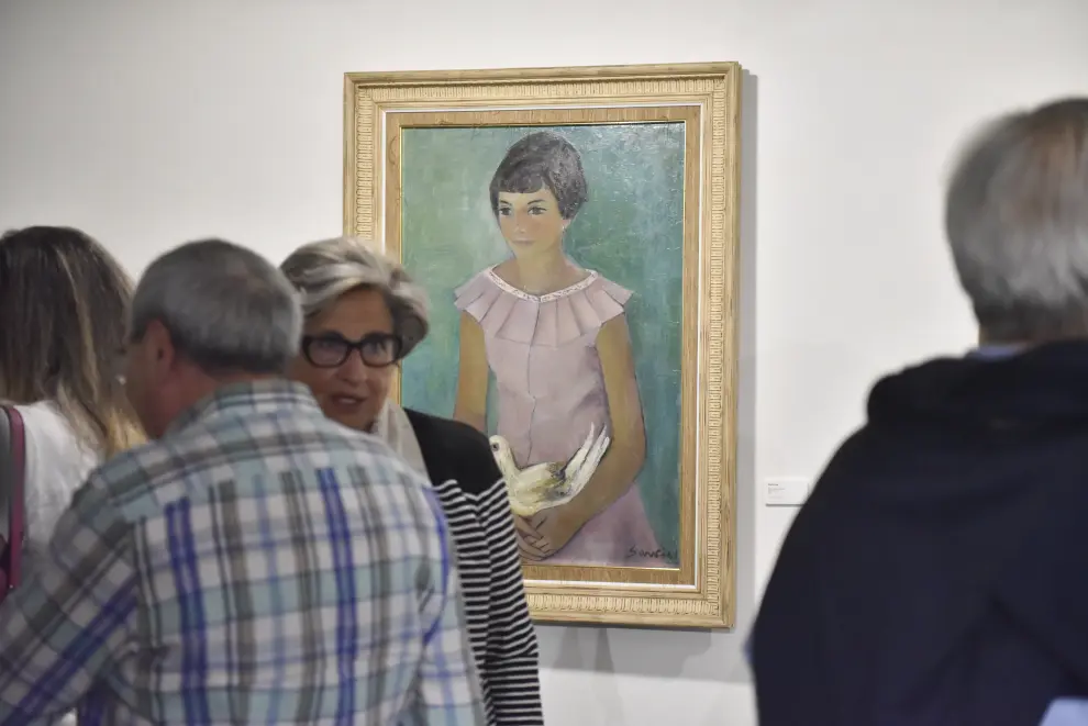 Fotos de la exposición 'María Cruz Sarvisé 100 años. Retratos'