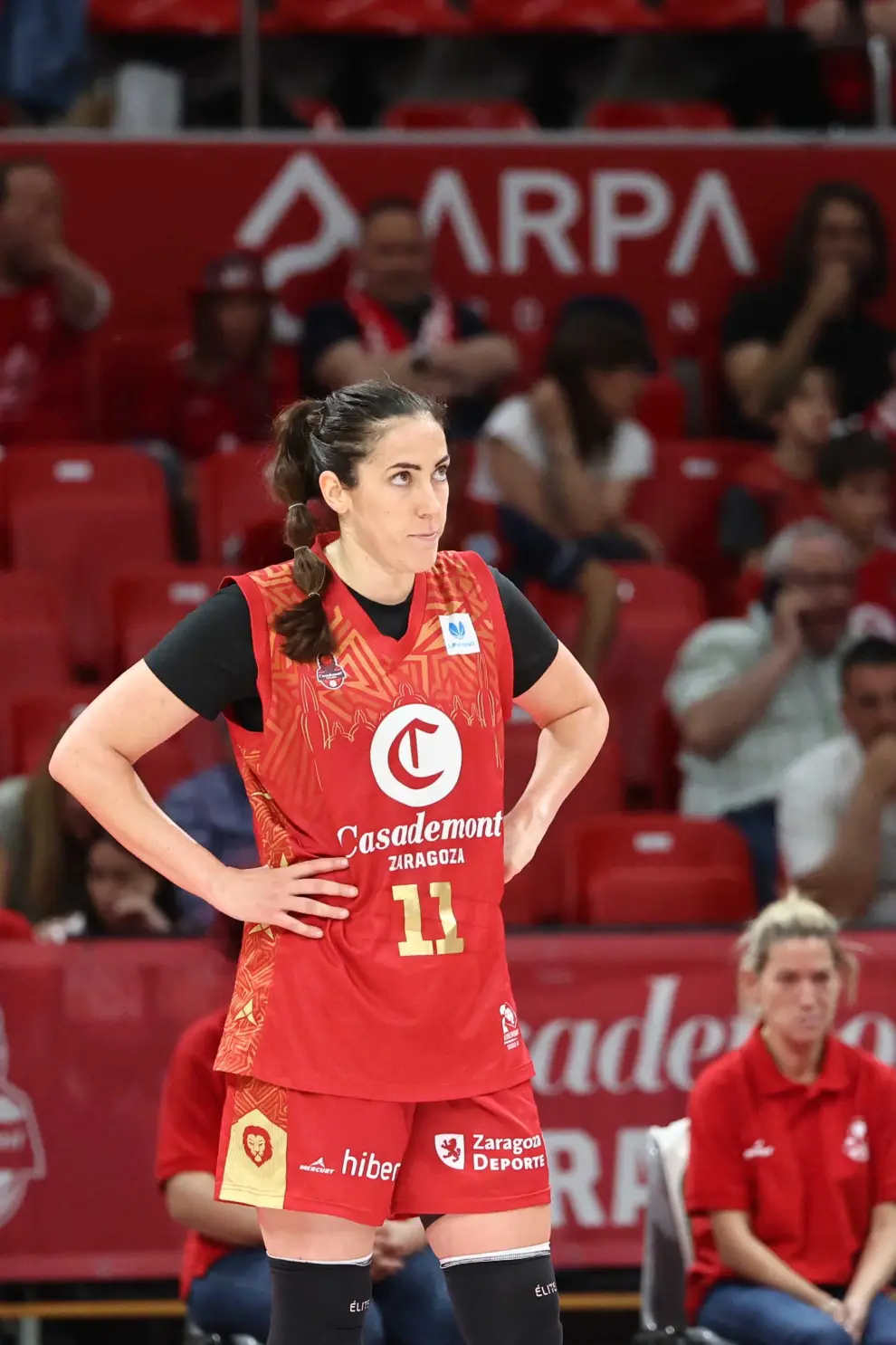 Partido Casademont Zaragoza-Valencia Basket, ida de semifinales del 'play off' al título de la Liga Femenina Endesa.