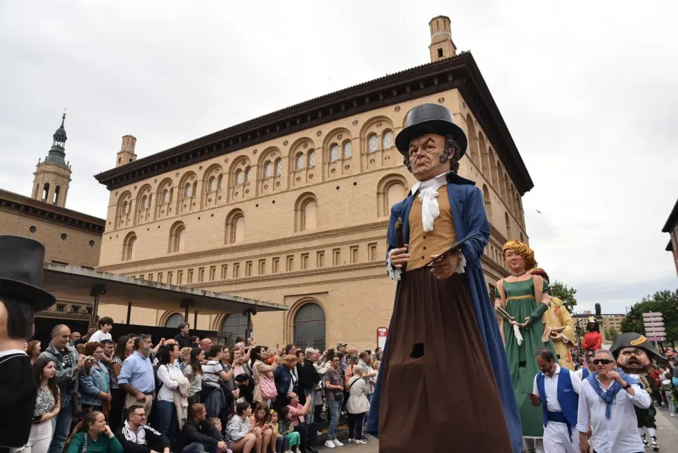 Desfile de las Fiestas Goyescas en Zaragoza.