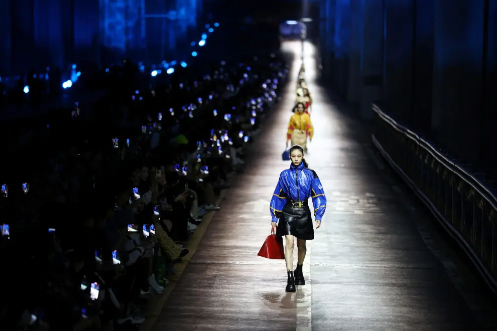 Desfile de Louis Vuitton en Seúl.