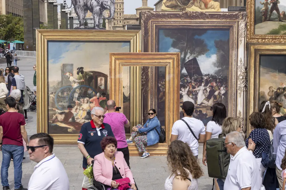 La capital aragonesa acoge más de medio centenar de actividades culturales, turísticas, gastronómicas y sociales que girarán en torno a la figura y obra de Francisco de Goya.